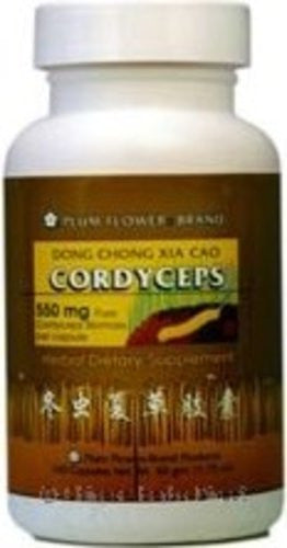 Cordyceps Mushroom Mycelium Capsules, Dong Chong Xia Cao, 100 Veggie Caps