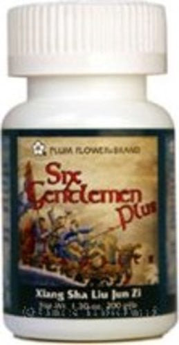 Six Gentlemen Plus Teapills (Xiang Sha Liu Jun Zi Wan), 200 ct, Plum Flower