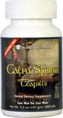 Calm Spirit Teapills ECONOMY SIZE, 1000 ct, Plum Flower