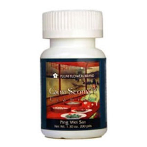 Calm Stomach Teapills (Ping Wei San Wan), 200 ct, Plum Flower