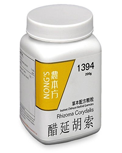 Cu Yan Hu Suo - Corydalis Rhizome Concentrated Granules 200g Nong's 1394