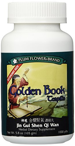 Golden Book Economy Size, 1000 tea pills by Mayway-Plum Flower 5.8oz