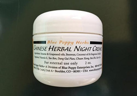 Chinese Herbal Night Cream 2 Oz By Blue Poppy