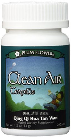 Clean Air Teapills (Qing Qi Hua Tan Wan), 200 ct, Plum Flower