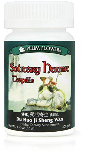 Solitary Hermit Teapills, Du Huo Ji Sheng Wan, 200 Pills