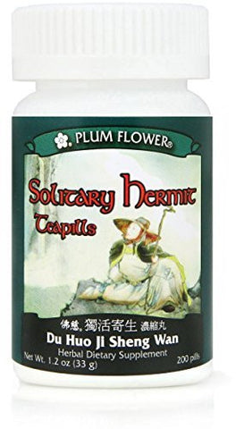 Solitary Hermit Teapills, Du Huo Ji Sheng Wan, 200 Pills