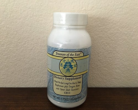 Chai Hu Jia Long Gu Mu Li Tang Concentrate Extract 100 Capsules Treasure of East