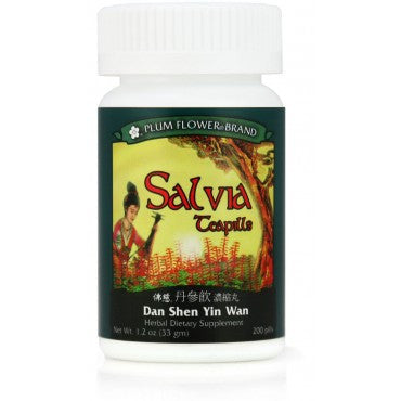 Dan shen yin wan &　Salvia Teapills　＆　丹參飲丸　＆　200 pill/bt