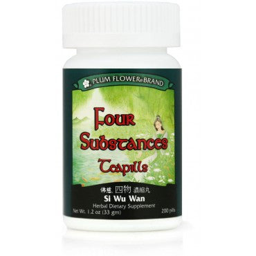 Si wu tang wan,Four Substances Teapills,四物丸,200 pill/bt